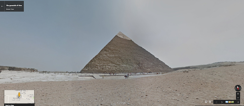 New images added to Google Street View include 360-degree views of Egypt