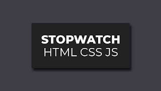 JavaScript stopwatch