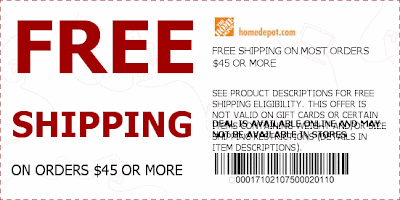 home depot coupon printable