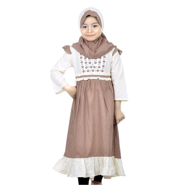 21 Model  Baju  Muslim Anak  Perempuan Terbaru 2019 2019