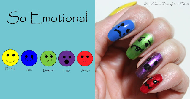 Emotions nail deisgn 