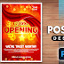 Grand Opening Celebration Poster Design in | Photoshop 2021 Tutorial |