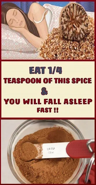 How to Use a ¼ Teaspoon of Nutmeg to Help Fall Asleep and Relieve Insomnia Symptoms