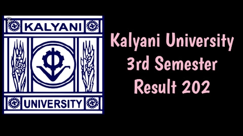 Kalyani University 3rd Semester Result 2023