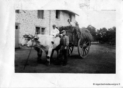 Photo ancienne d'Auvergne : lieux divers.