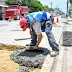 Avanzan trabajos de bacheo en diferentes arterias de Río Bravo