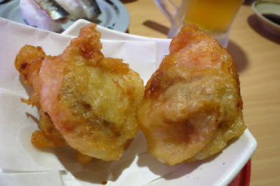 Sushiro, hokkaido scallop tempura