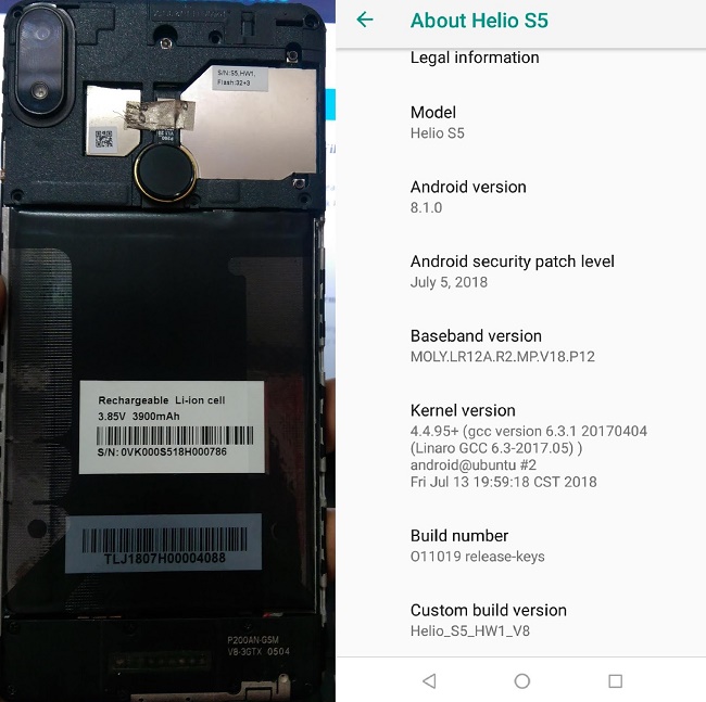 Symphony Helio S5 Customer Care Signed File MT6739 8.1 Lcd Hang & Dead Repair Firmware 100% Tested