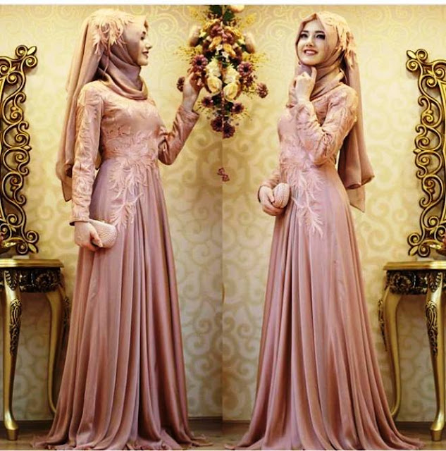 Inspirasi Gaun Muslimah Cantik dan Trendy 2001603