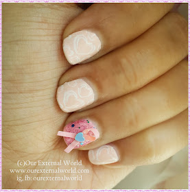 Breast Cancer Awareness Pink Ribbon Nail Art, polish decal, DIY, tutorial