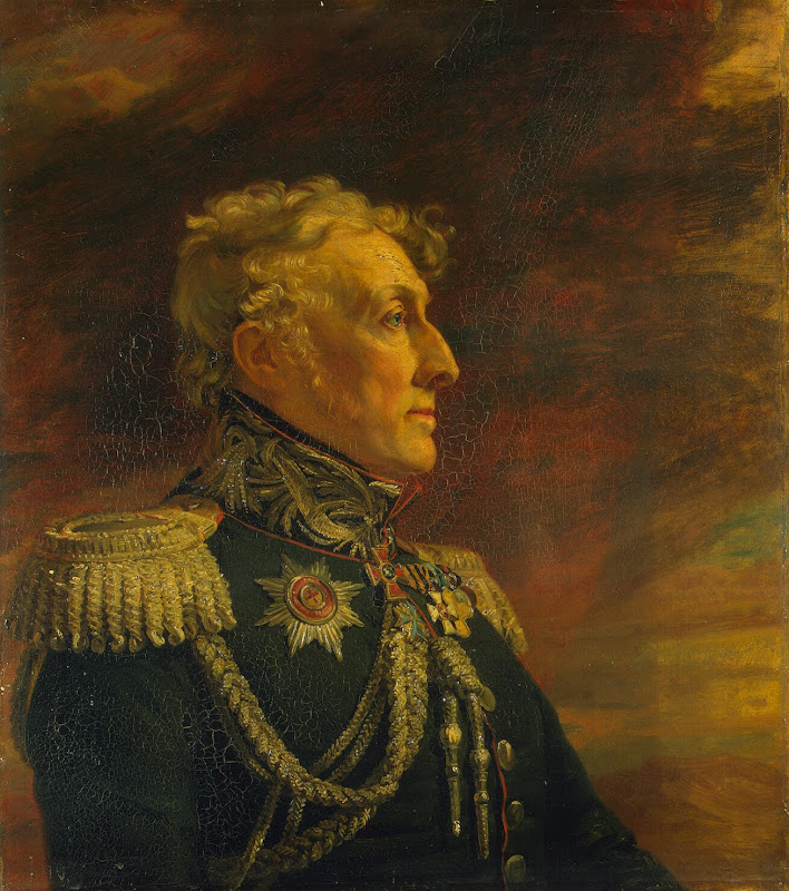 Portrait of Burсhard M. Berg by George Dawe - History, Portrait paintings from Hermitage Museum