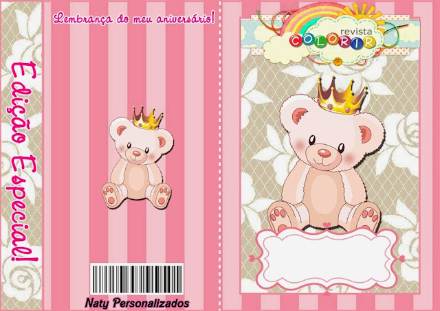 Osita Princesa: Kit para Descargar Gratis.