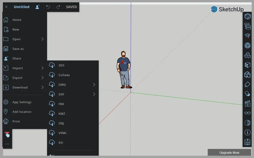 SketchUp Free : Δημοφιλές λογισμικό σχεδίασης 3D 
