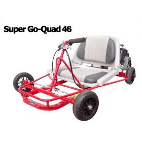 Go-Ped Super Go Quad 46 Gas Powered Mini-Kart (Red)