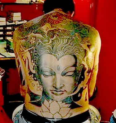 Backside Buddha Tattoo