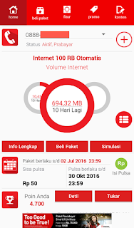 Cara Mengecek Sisa Kuota Internet dengan MySmartfren APK