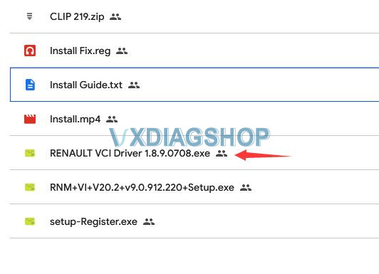 VXDIAG Renault Device Not Detected in VCI Manager 2