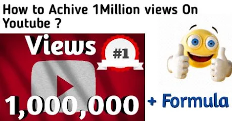 How to get 1 million Views on  Youtube channel 2024