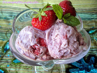 Gelato fragole e ricotta - Gelato alle fragole senza gelatiera