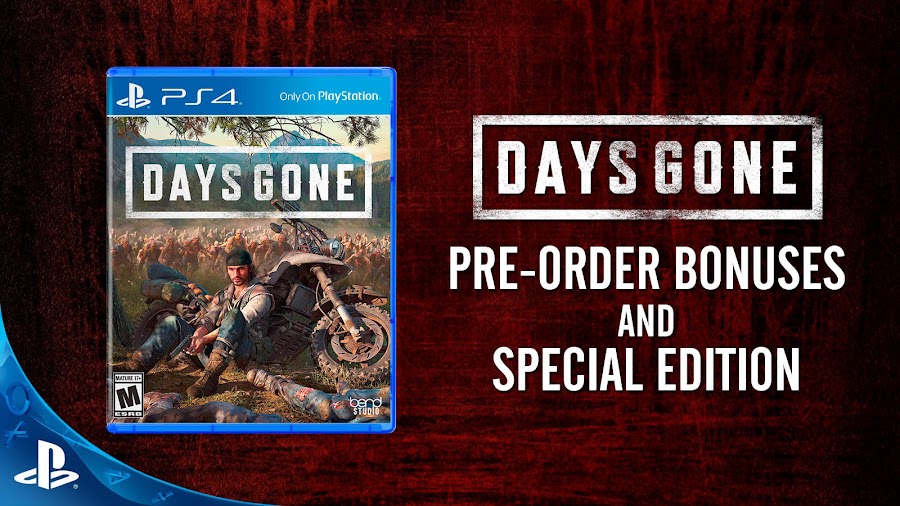 days gone ps4 collectors edition pre order bonus sony