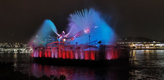 La Isla de Sentosa o Sentosa Island. Crane Dance. Singapur o Singapore.