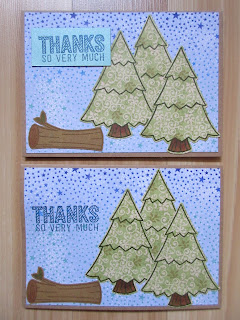 fresh crafts: manly thank you cards
