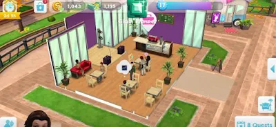 Give, Receive, Collect Stickers Quickly, The Sims Mobile