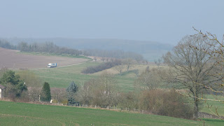 à proximité d'Haussonville - les dernières ondulations des collines du bayonnais