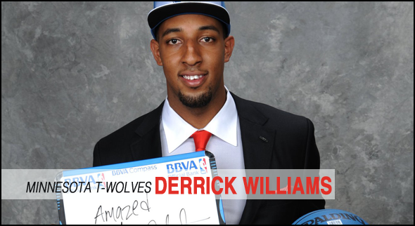 Minnesota Timberwolves select… Derrick Williams, SF, Arizona