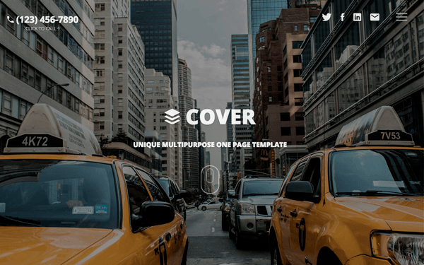 Download Cover - Responsive Multipurpose Bootstrap Template v1.6