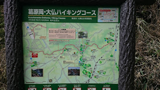 大仏ハイキングコースマップ