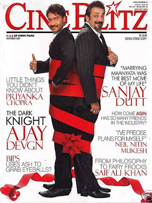 Sanjay Dutt and Ajay Devgan Cineblitz Magazine hot Photoshoot Pictures November 2009