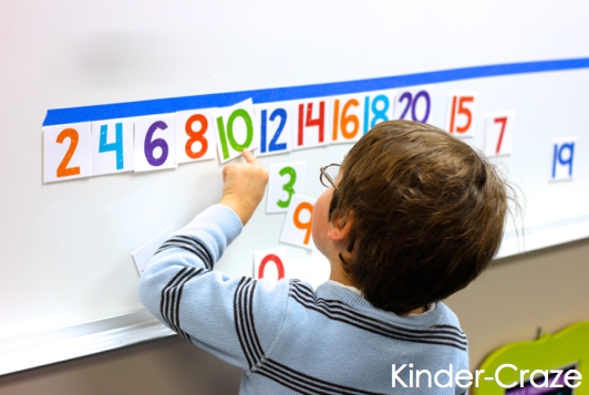 FREE interactive number line to help students master numbers up to 30