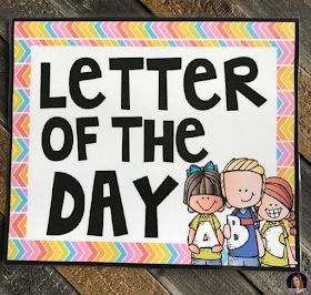 Letter of the Day activities for preschool and kindergarten