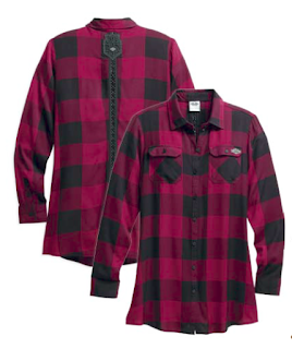 http://www.adventureharley.com/harley-davidson-womens-buffalo-check-shirt-red-black