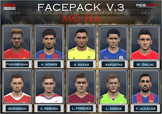 Mo Ha PES 2017 Face Pack V3