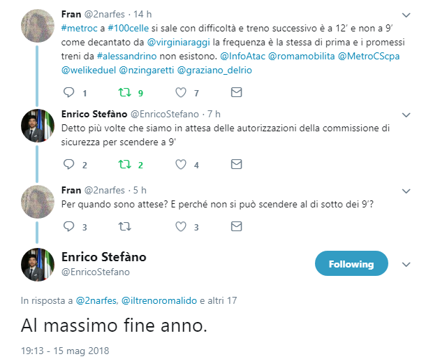 Perchè la Metro C non va sotto i 12 minuti di frequenza?