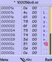 mengubah layout pesan s60v2