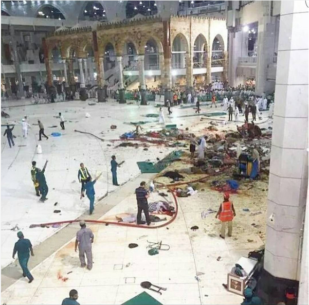 Crane Jatuh di Masjidil Haram