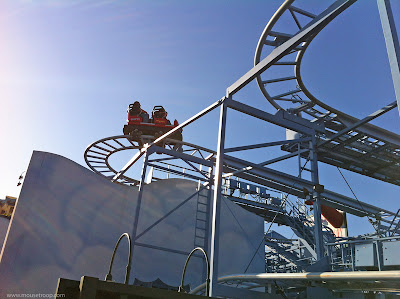 Goofy's Sky School Wild Mouse Coaster DCA Disney Adventure