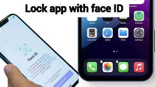 Lock iphone app wirh face ID