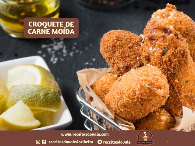 Receita de Croquete de Carne