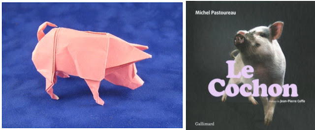 Origami de Ronald Koh - Le cochon, Michel Pastoureau