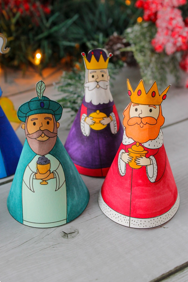 DIY nativity scene - 3 kings