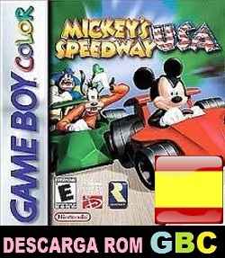 Descarga ROMs Roms de GameBoy Color Mickeys Speedway (Español) ESPAÑOL