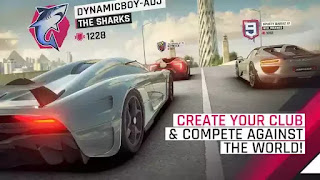 تحميل لعبة اسفلت ٩ asphalt 9 مهكرة جاهزة تهكير كامل مجانا للاندرويد