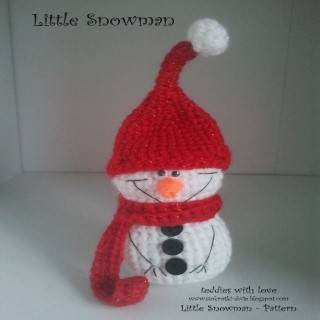 PATRON GRATIS MUÑECO DE NIEVE AMIGURUMI 31762