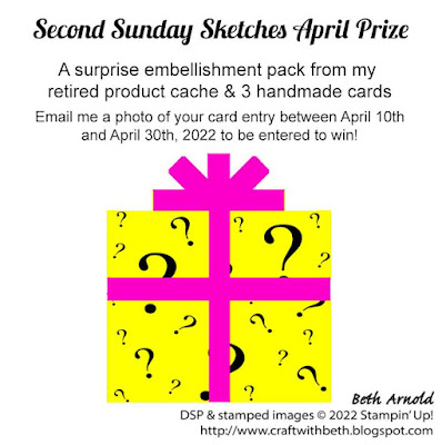 Craft with Beth Second Sunday Sketches April 2022 Prize Graphic