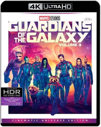 Guardians of the Galaxy Vol.3 (2023) IMAX 2160p HDR BDRemux Dual Latino-Inglés [Subt. Spa-Eng]