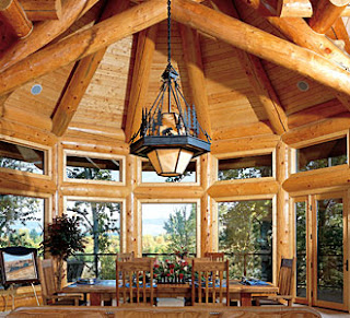 Strength and Beauty with Log Roof Systems